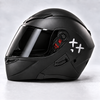 Cross Face Helmet Sticker