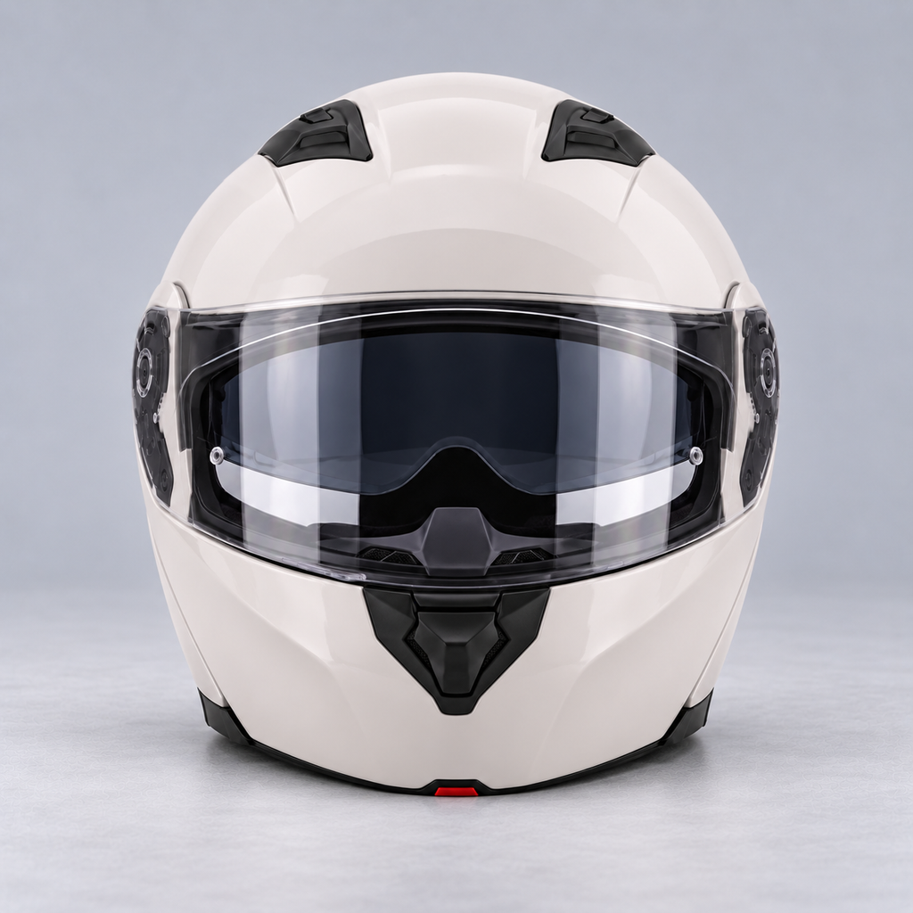 Don't Look Back helmet wrap — front view