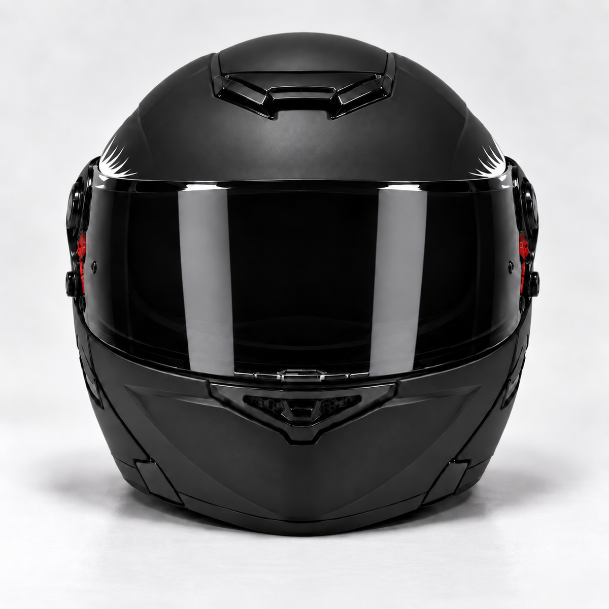 Notobyn eyelashes sticker - front helmet view