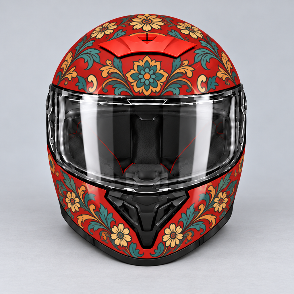 headphones helmet wrap — front view