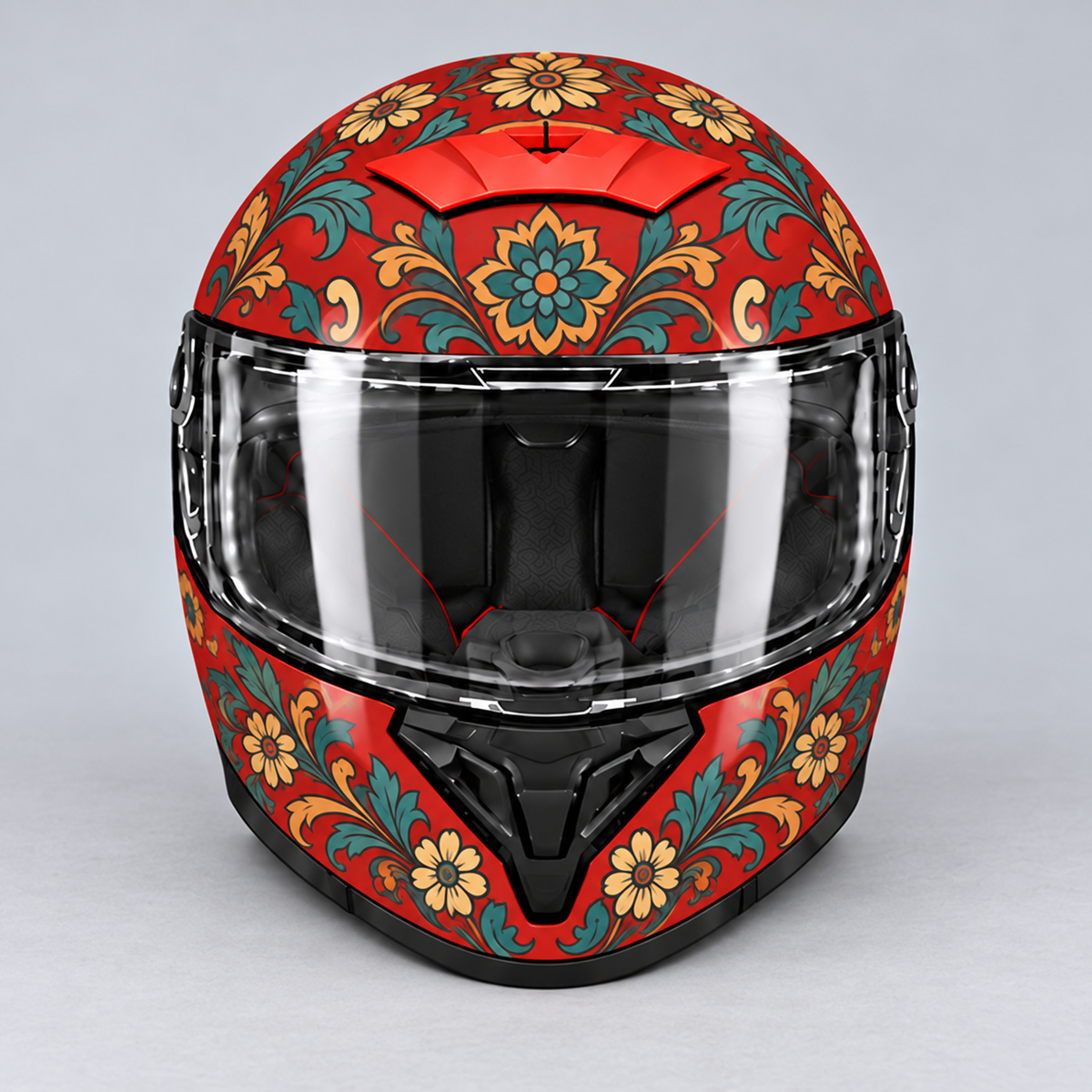 headphones helmet wrap — front view