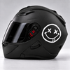 Smiley Helmet Sticker