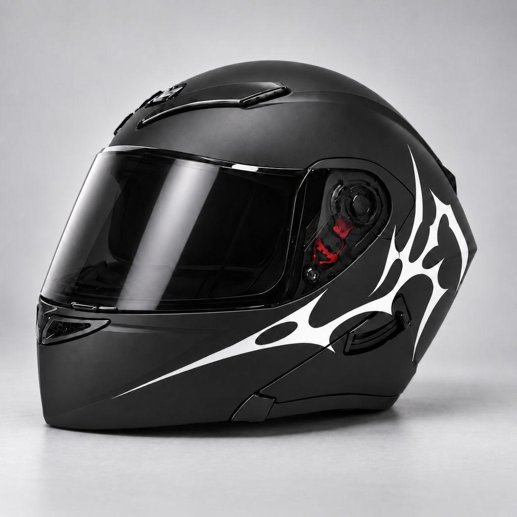 Tribal 03 helmet sticker - left helmet view
